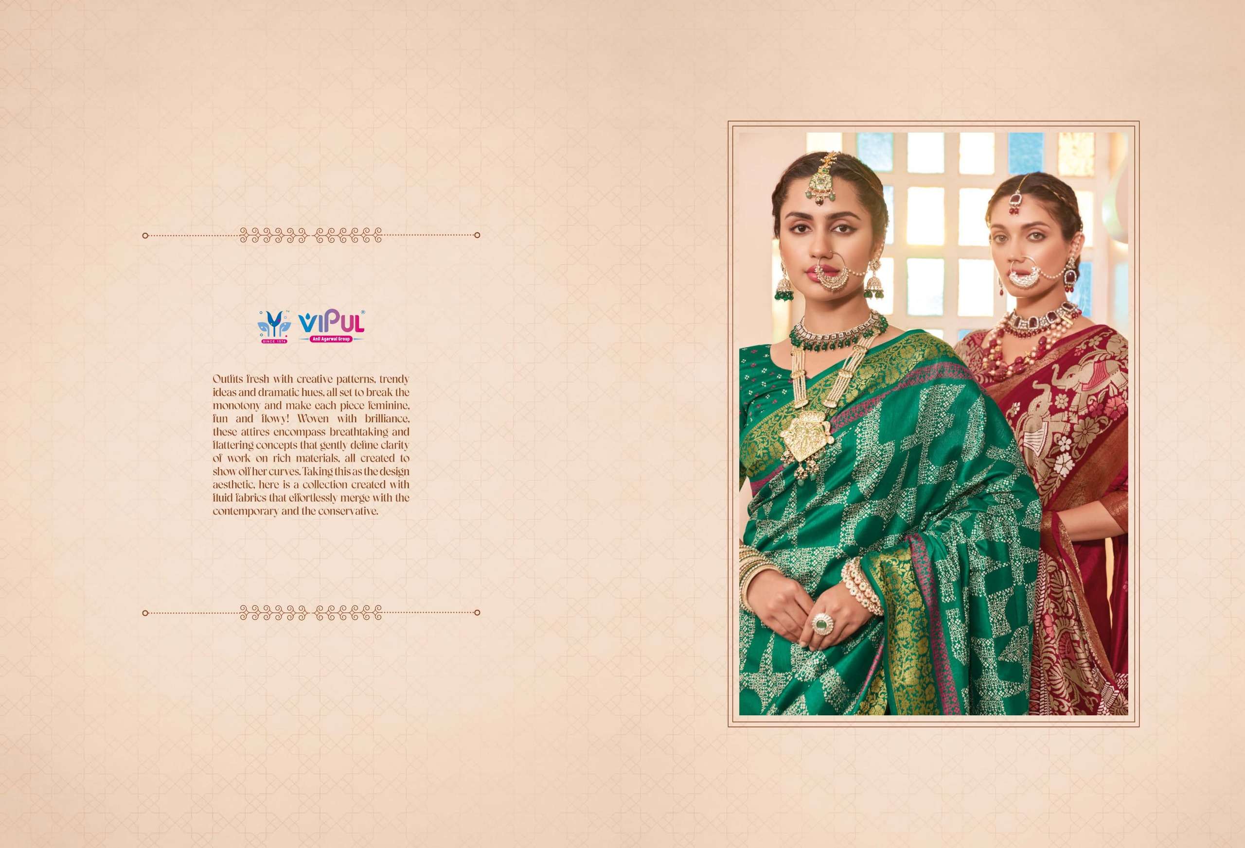 VIPUL FASHION PRESENTS KALYANAM FANCY SILK SAREES CATALOG WHOLESALER AND EXPORTER IN SURAT 