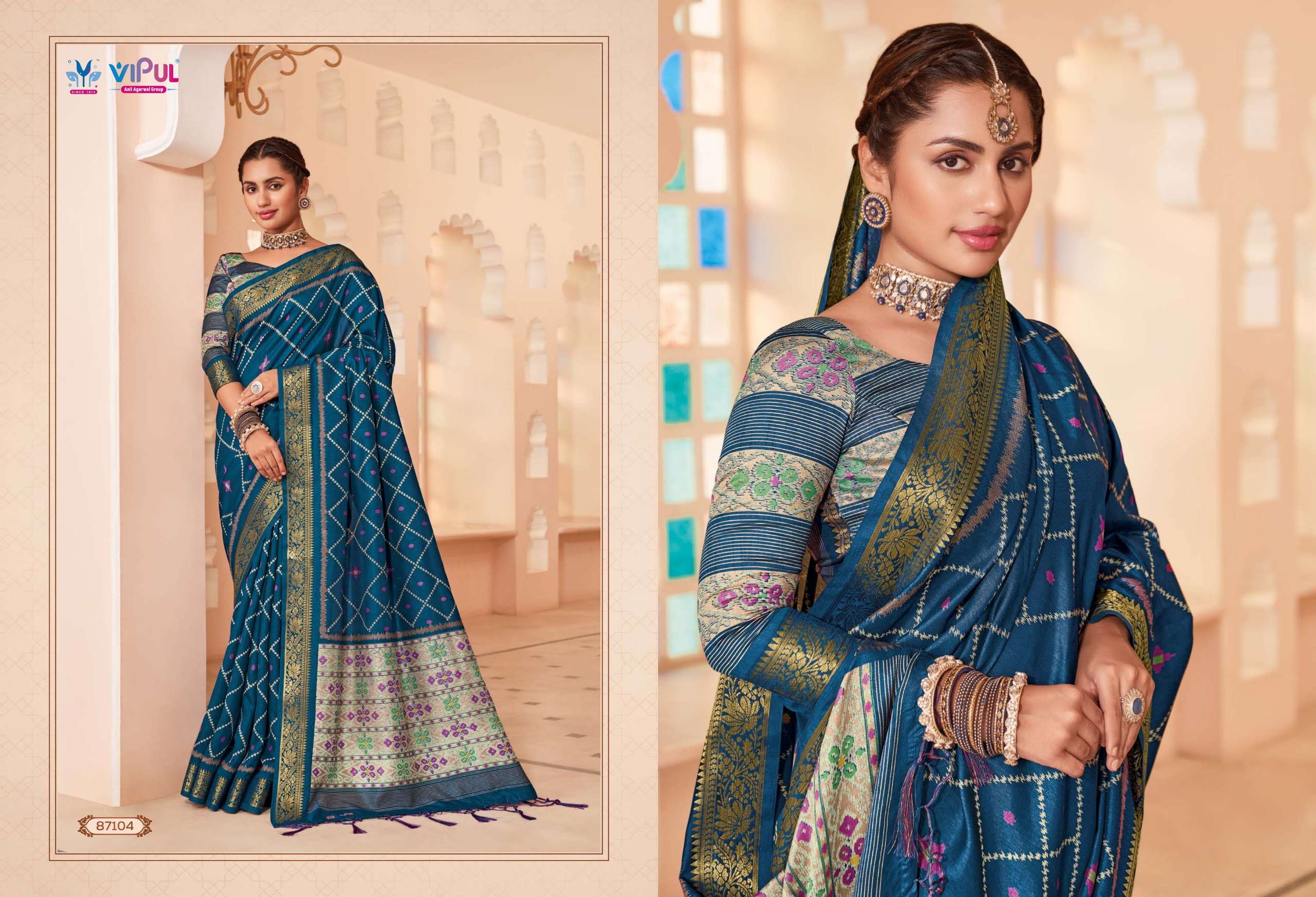 VIPUL FASHION PRESENTS KALYANAM FANCY SILK SAREES CATALOG WHOLESALER AND EXPORTER IN SURAT 