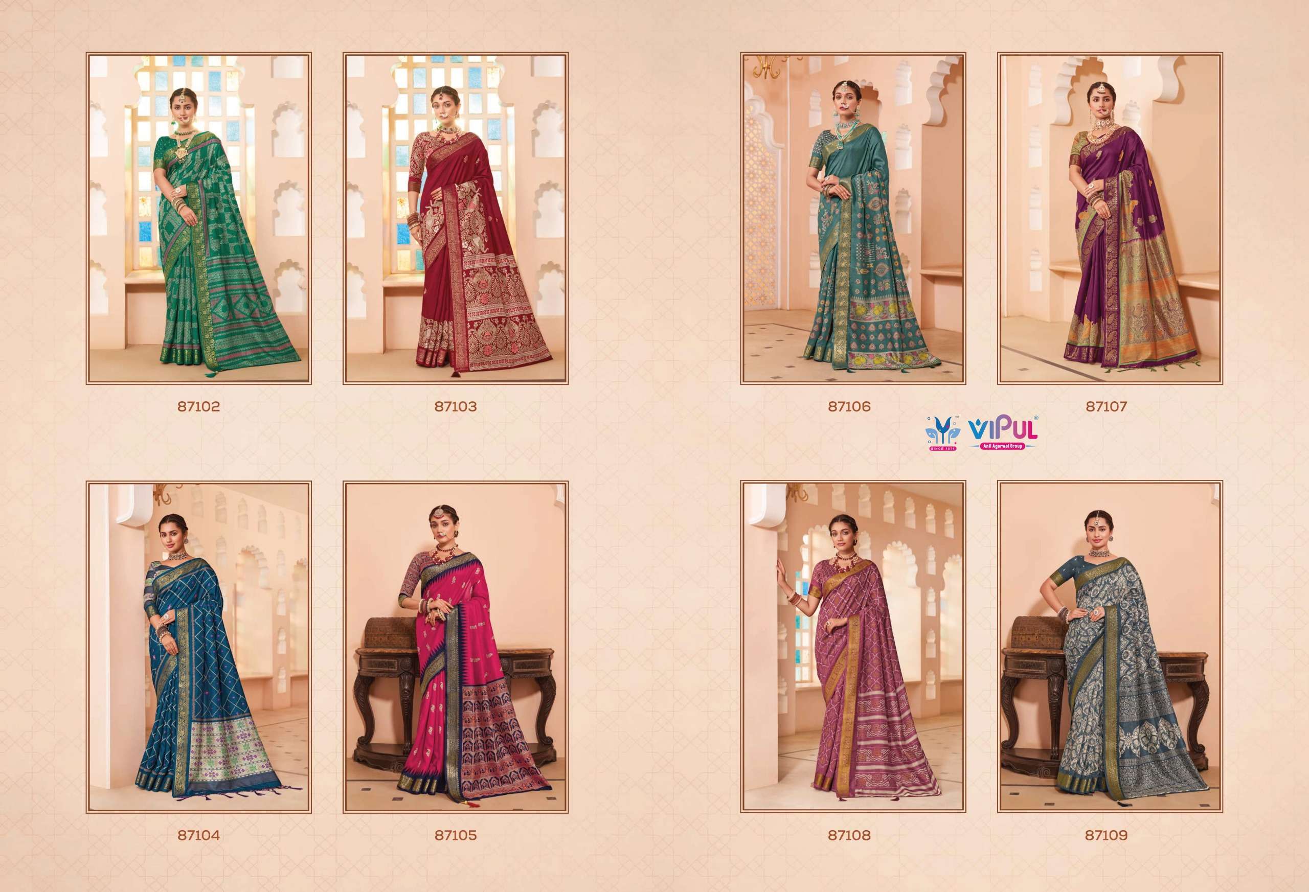 VIPUL FASHION PRESENTS KALYANAM FANCY SILK SAREES CATALOG WHOLESALER AND EXPORTER IN SURAT 