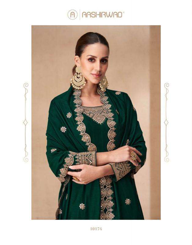 Aashirwad Creation Presents Akshra Silk Fully Stitch Party Wear Gown Catalog Wholesaler And Exporter In Surat