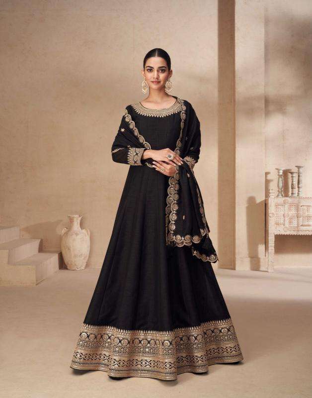 Aashirwad Creation Presents Akshra Silk Fully Stitch Party Wear Gown Catalog Wholesaler And Exporter In Surat