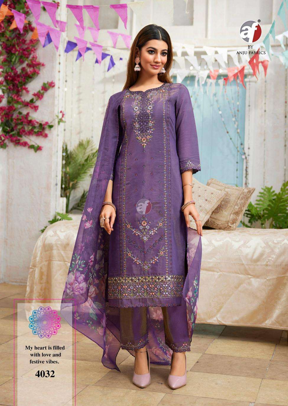 Anju Fab Presents Sayara Vol-2 Shimmer Readymade Party Wear Handwork Kurtis Catalog Wholesaler And Exporter 