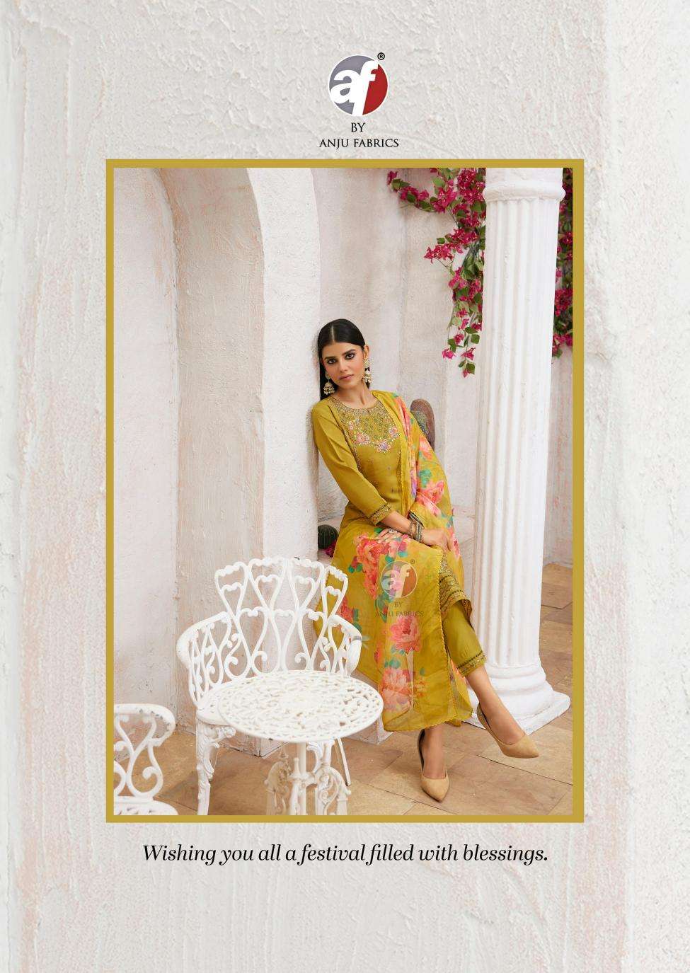 Anju Fab Presents Sayara Vol-2 Shimmer Readymade Party Wear Handwork Kurtis Catalog Wholesaler And Exporter 