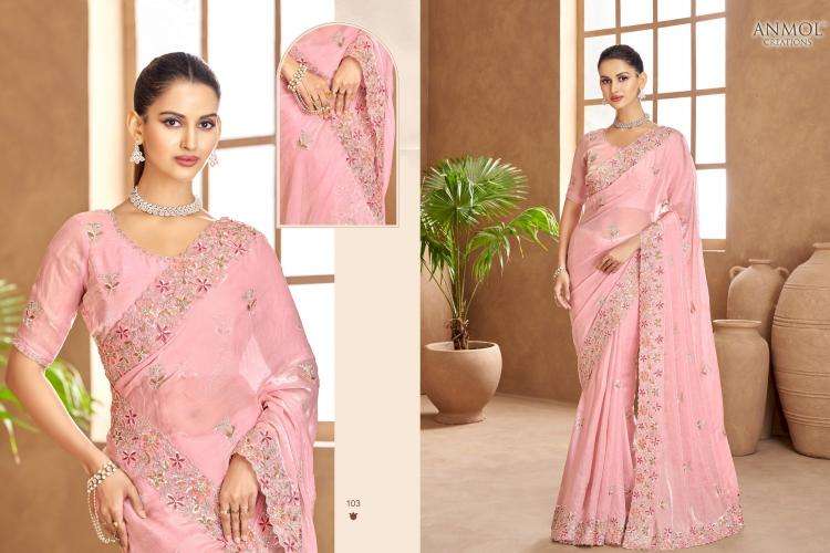 Anmol Creation Presents Jade Traditional Sarees Perfect For Festivals Catalog wholesaler And Exporter 