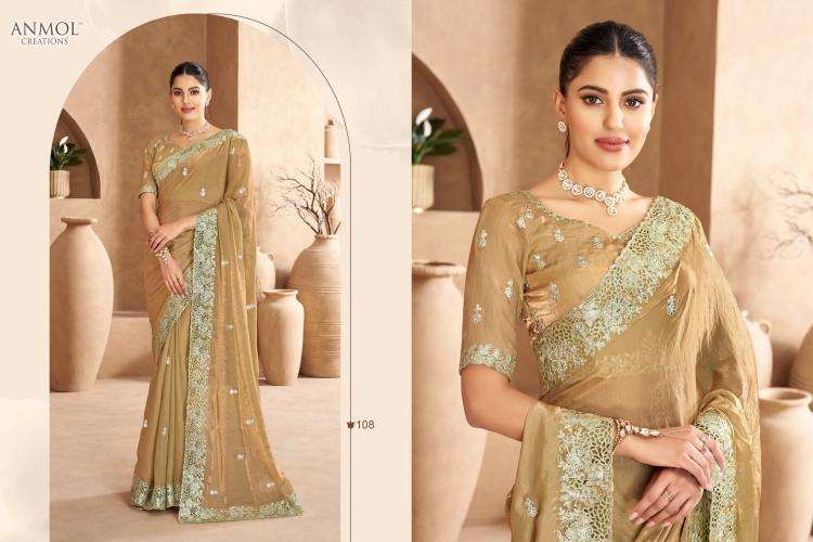 Anmol Creation Presents Jade Traditional Sarees Perfect For Festivals Catalog wholesaler And Exporter 
