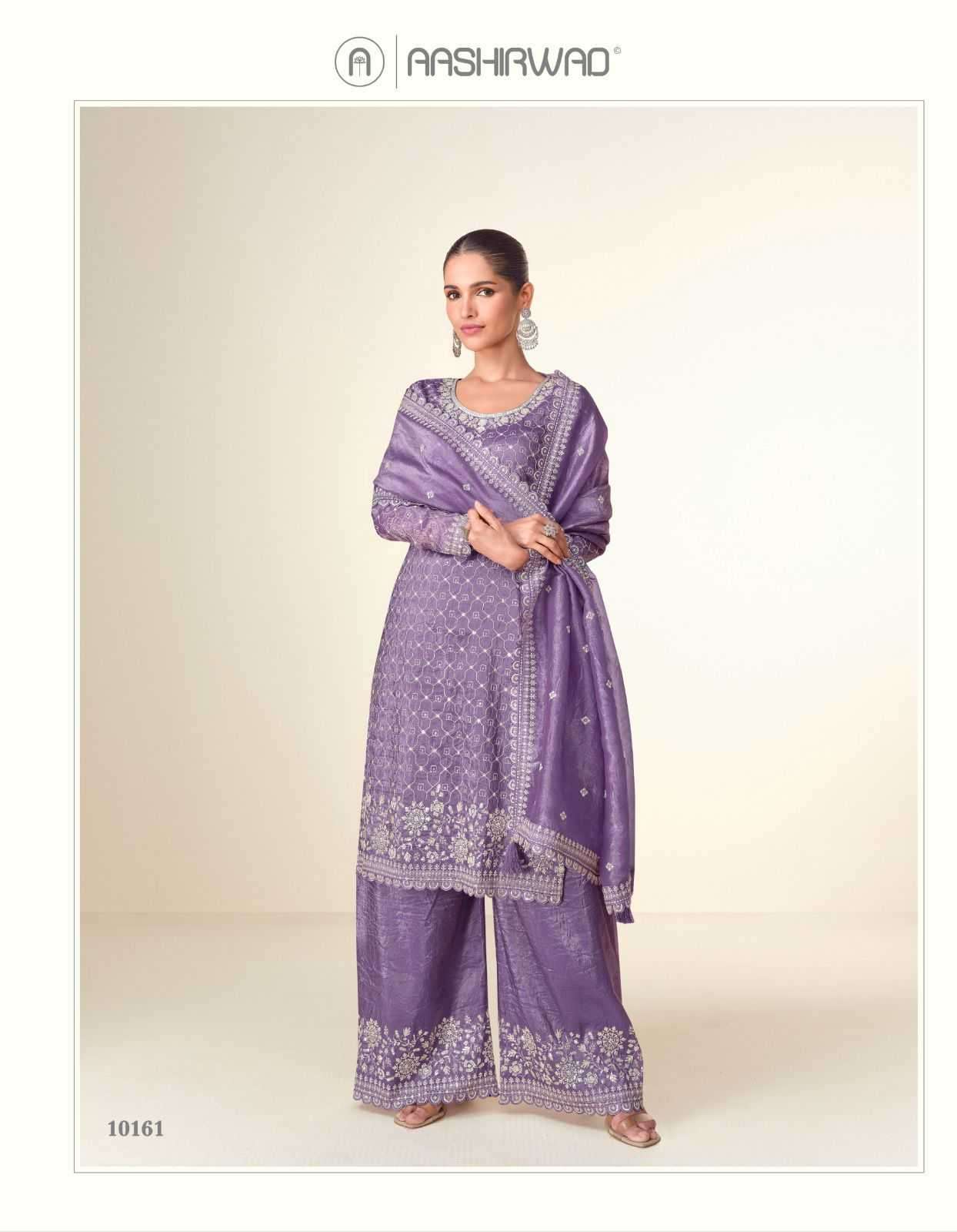 Ashirwad Creation Presents Ishita  Tissue Crush Readymade Exclusive Party Wear Suits Catalog Wholesaler And Exporter 