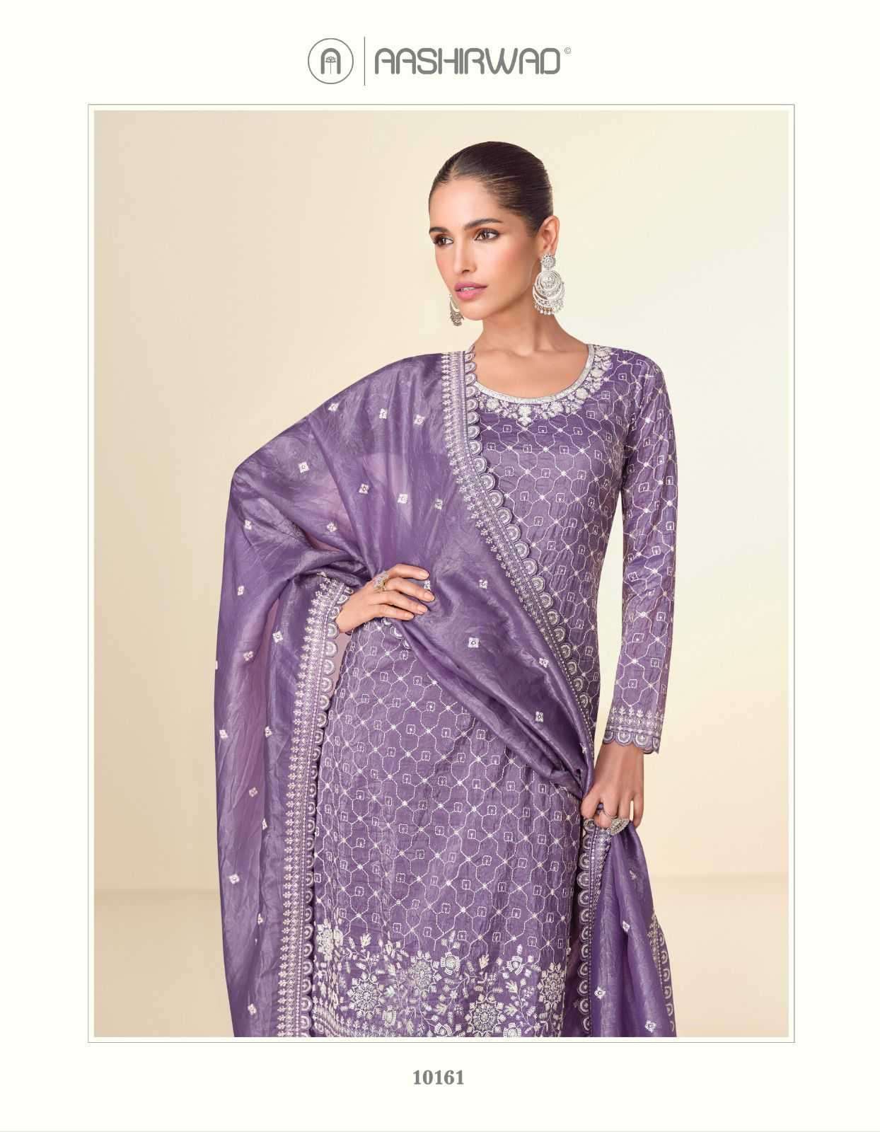 Ashirwad Creation Presents Ishita  Tissue Crush Readymade Exclusive Party Wear Suits Catalog Wholesaler And Exporter 