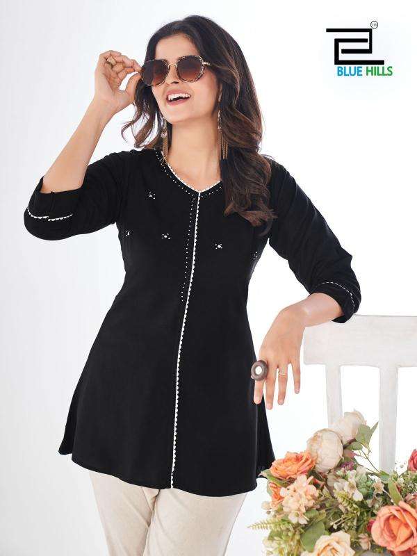 blue hills flash rayon readymade big size classic tops catalog wholesaler and exporter 