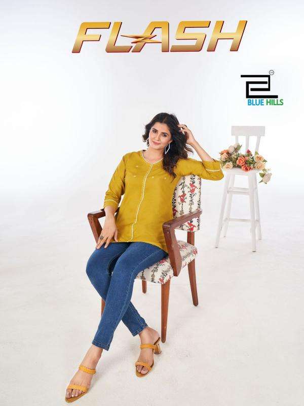 blue hills flash rayon readymade big size classic tops catalog wholesaler and exporter 