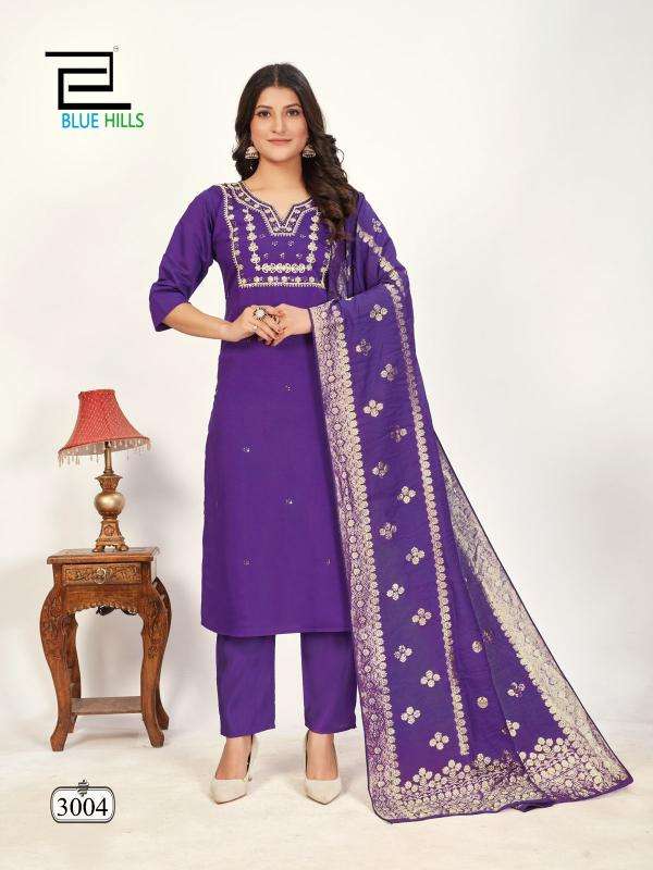 blue hills presents raashi vol-3 readymade roman silk unique kurtis catalog wholesaler and exporter 