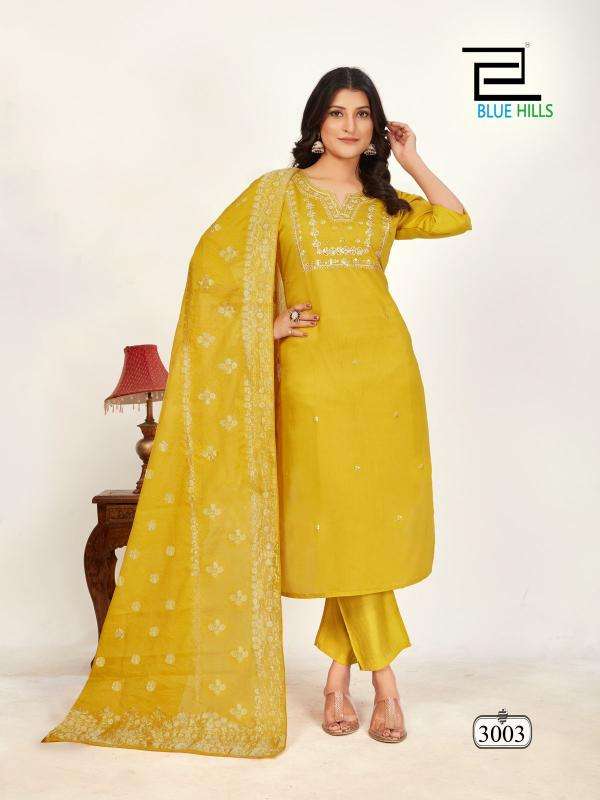 blue hills presents raashi vol-3 readymade roman silk unique kurtis catalog wholesaler and exporter 