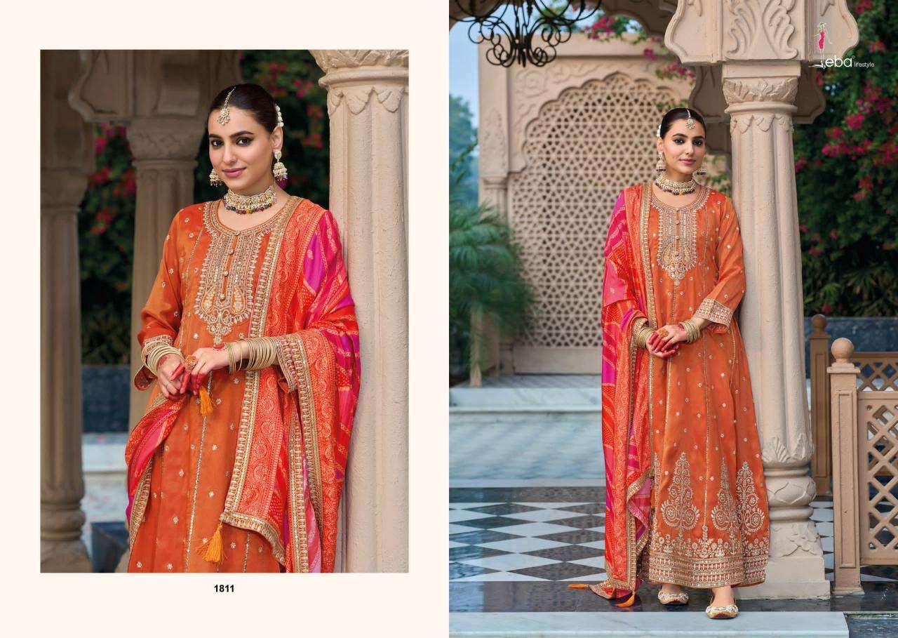 eba lifestyle presents shringar readymade simar gorgeous look gown with dupatta catalog wholeasaler and exporter a