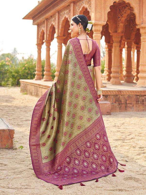 gobuni presents shubharambh 1101-1106 banarasi silk best sarees catalog wholesaler and exporter in surat