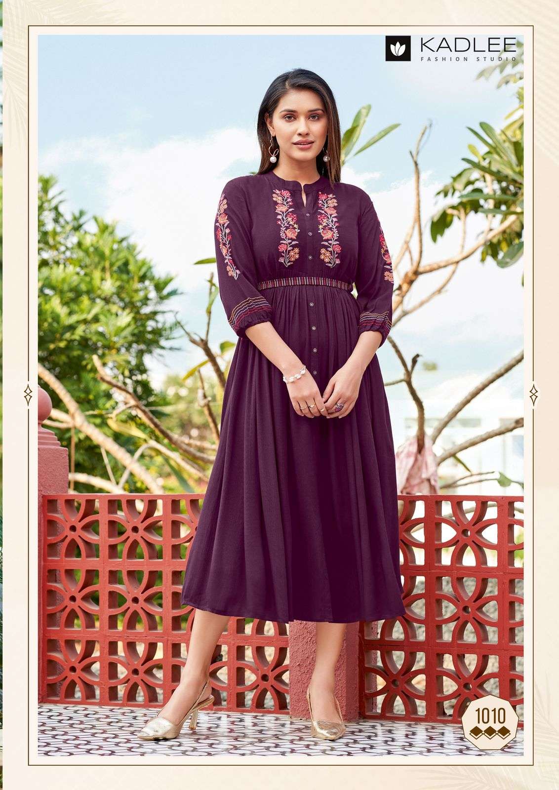 kadlee presents ashmin vol-2 rayon readymade classic kurti catalog wholesaler and exports
