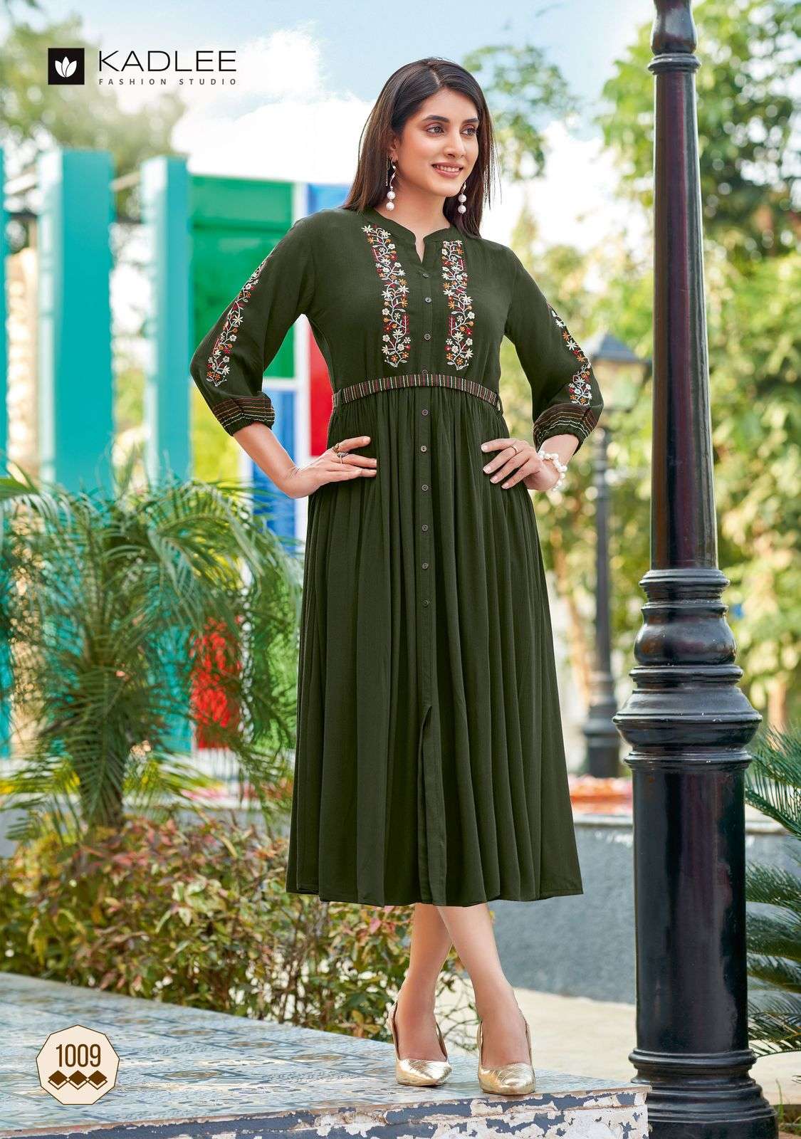 kadlee presents ashmin vol-2 rayon readymade classic kurti catalog wholesaler and exports