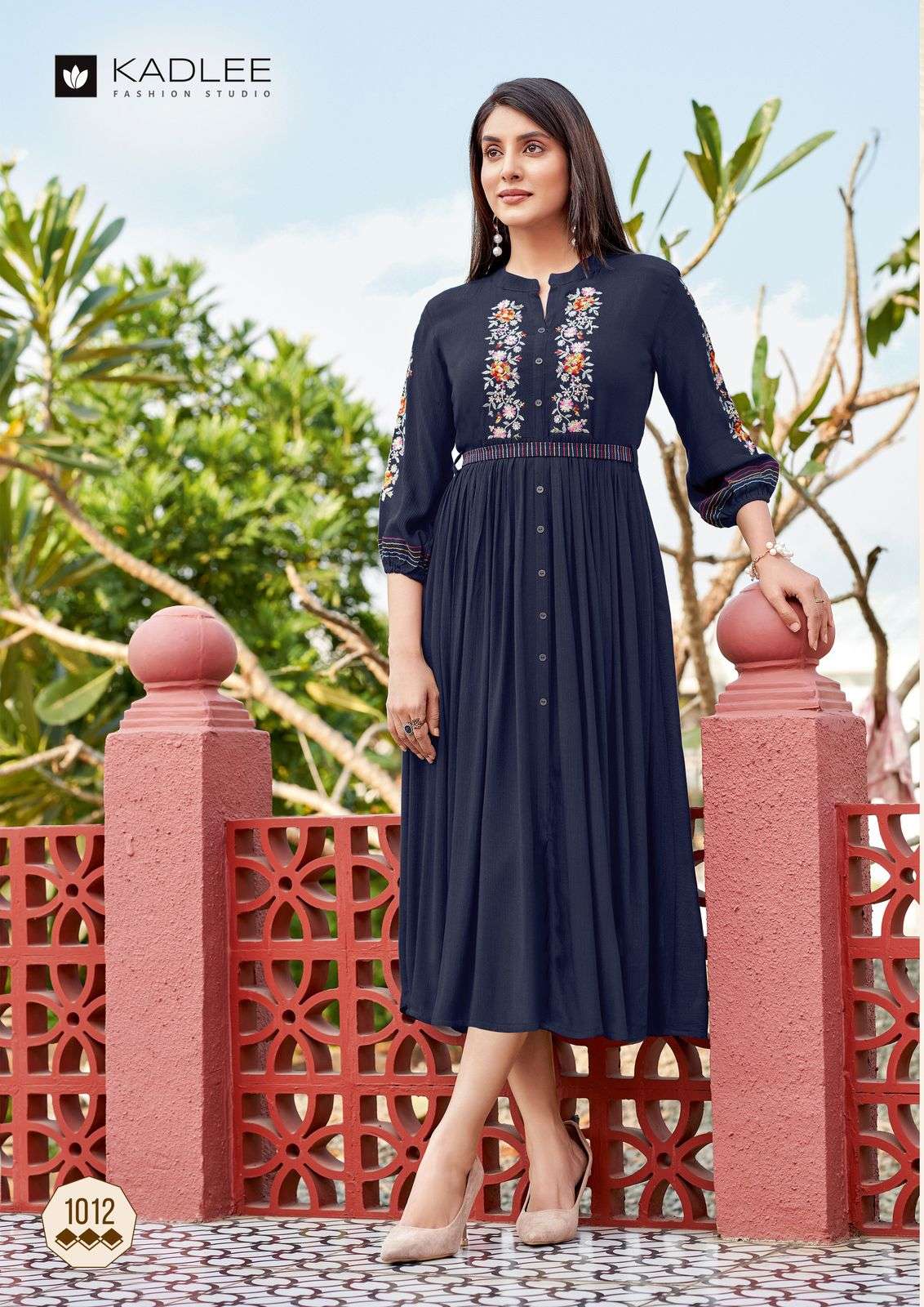 kadlee presents ashmin vol-2 rayon readymade classic kurti catalog wholesaler and exports