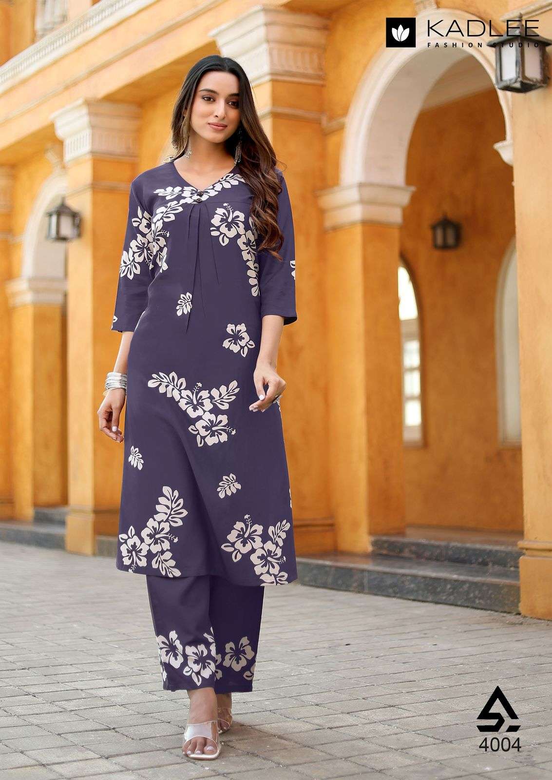 kadlee presents heer rayon readymade classic kurti with pant catalog wholesaler and exports