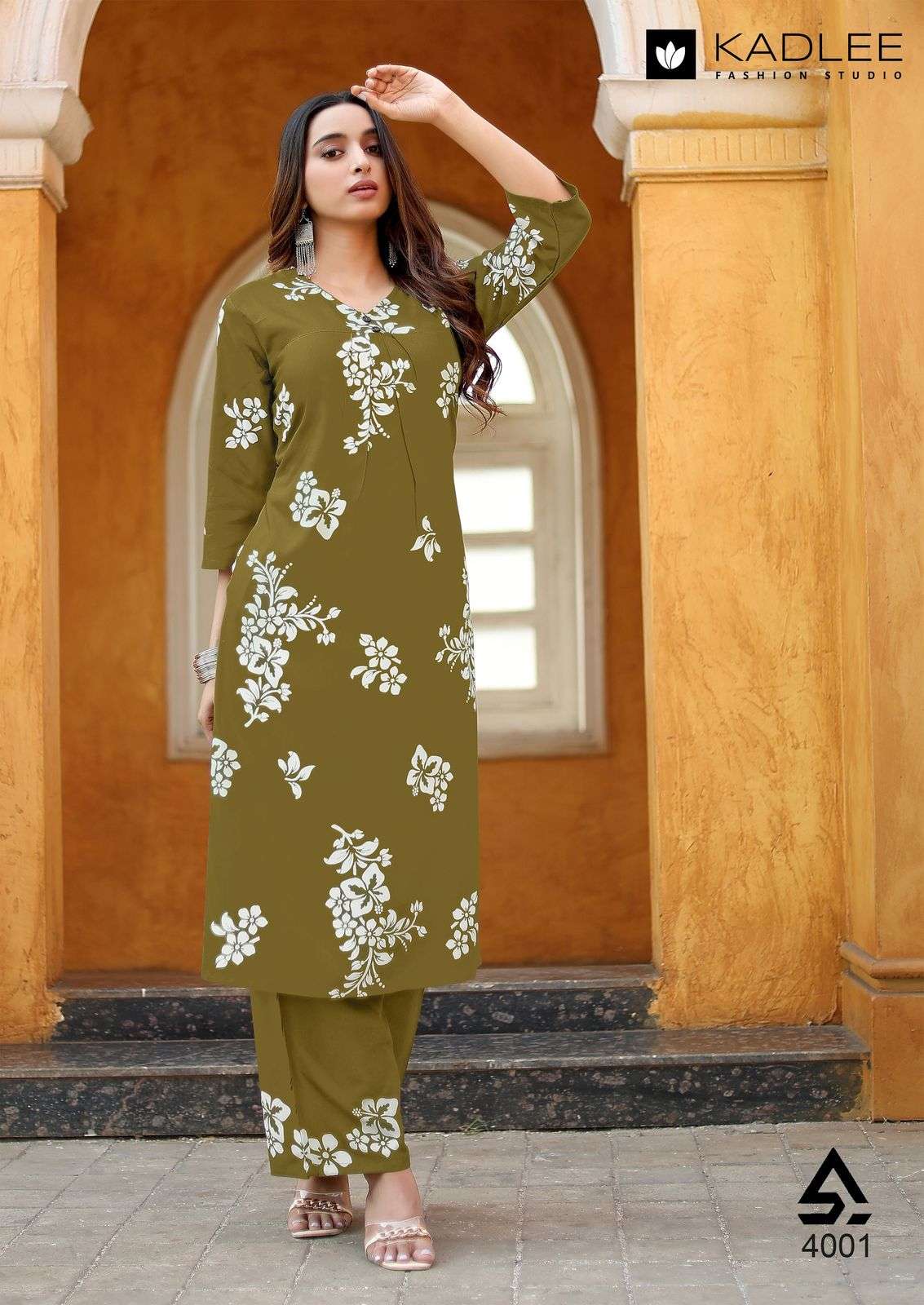 kadlee presents heer rayon readymade classic kurti with pant catalog wholesaler and exports