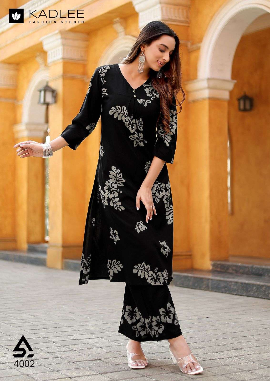 kadlee presents heer rayon readymade classic kurti with pant catalog wholesaler and exports