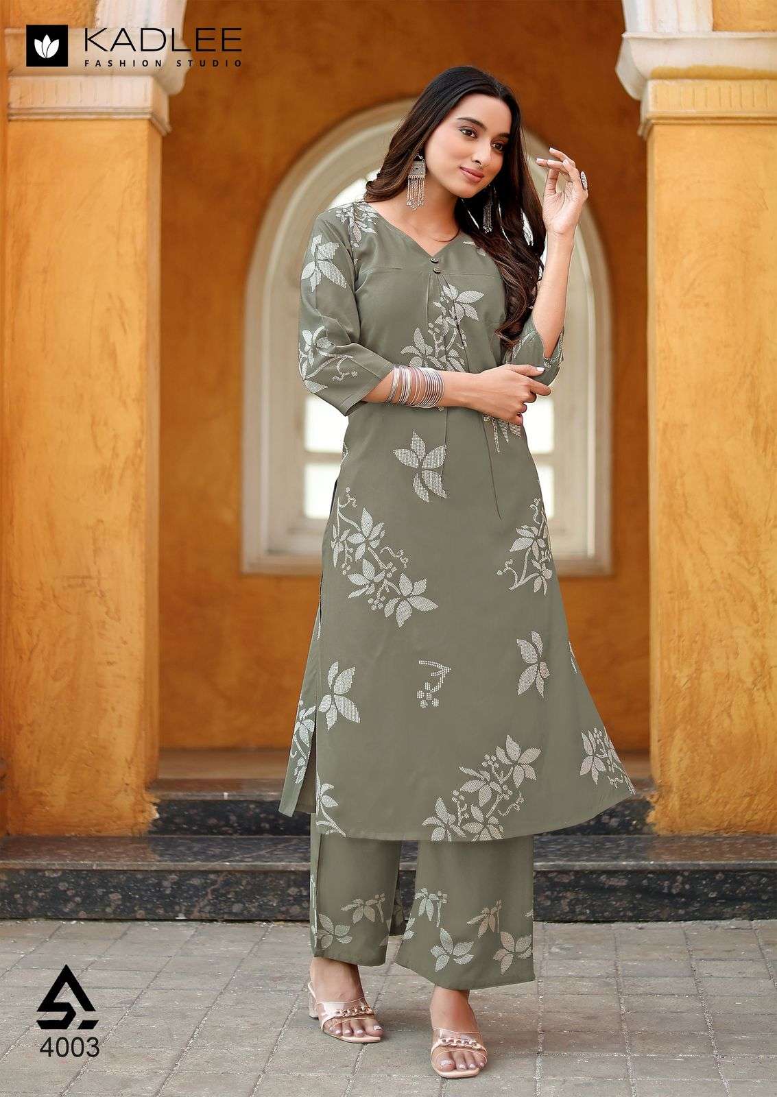 kadlee presents heer rayon readymade classic kurti with pant catalog wholesaler and exports