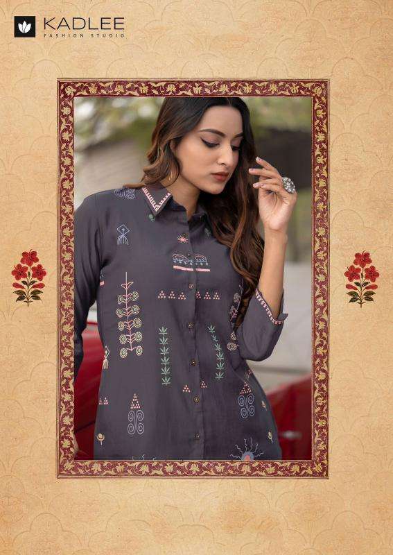 Kadlee Presents High Touch Viscose Weaving Readymade Stylish Co-ord Sets Catalog Wholesaler And Exporter In Surat