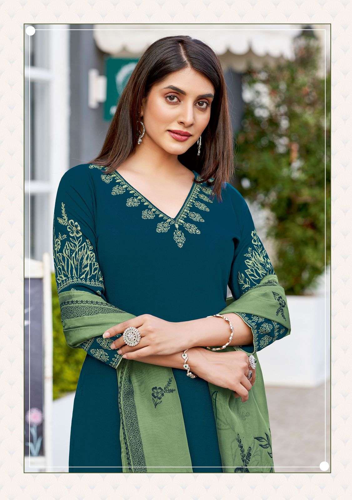 kadlee presents kamyaa rayon readymade classic kurti with bottom and duppata catalog wholesaler and exports