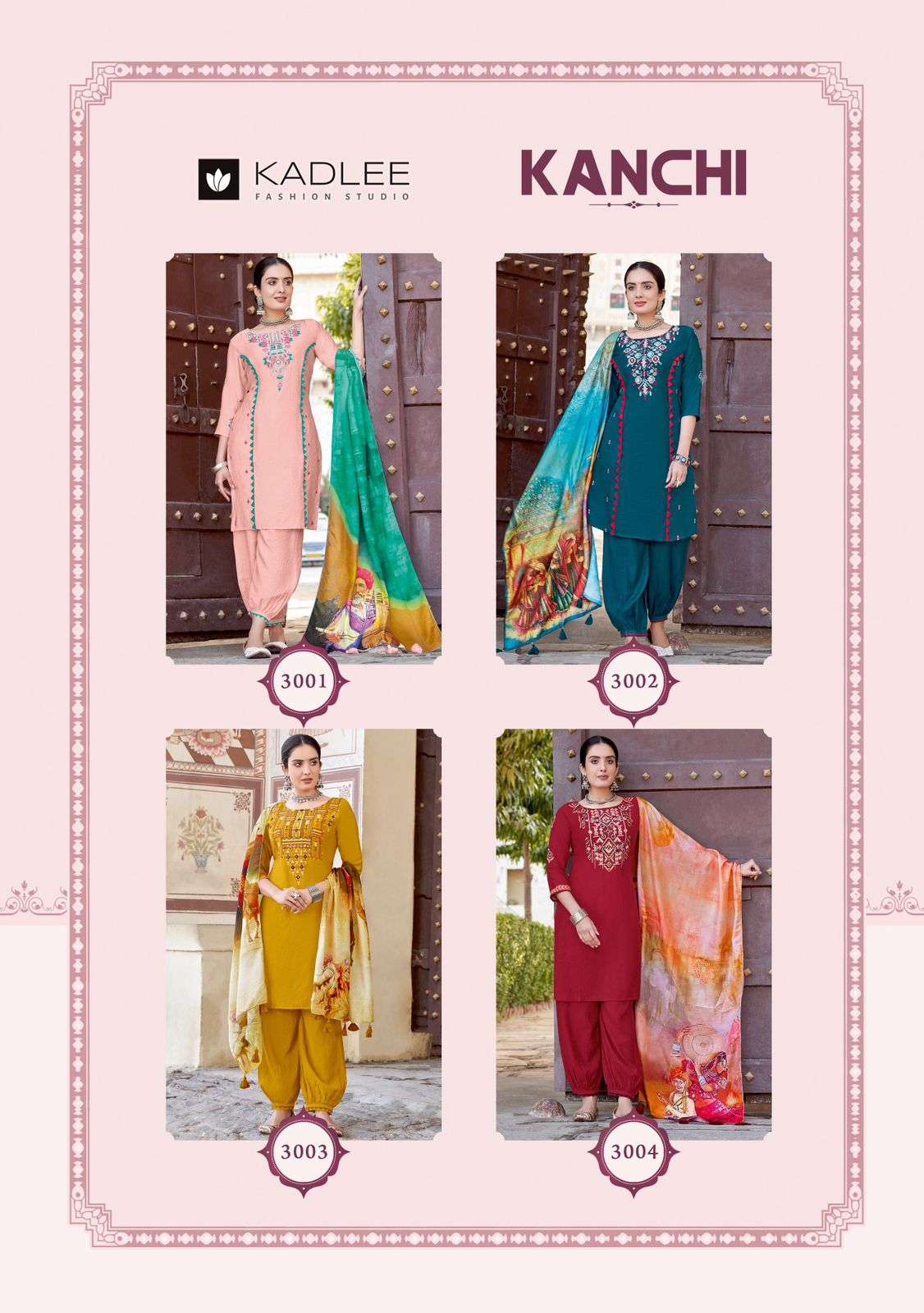 kadlee presents kanchi rayon readymade classic kurti catalog wholesaler and exports