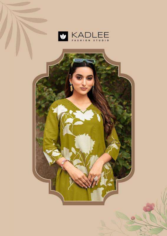 kadlee presents rangoli rayon readymade classic kurti with pant catalog wholesaler and exports