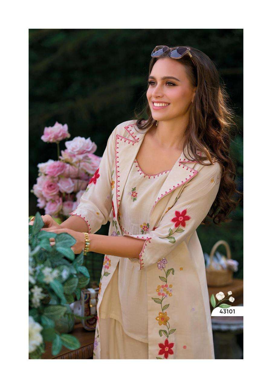 kailee fashion presents bloom readymade viscose organza gorgeous koti style kurtis catalog wholesaler and exporter 