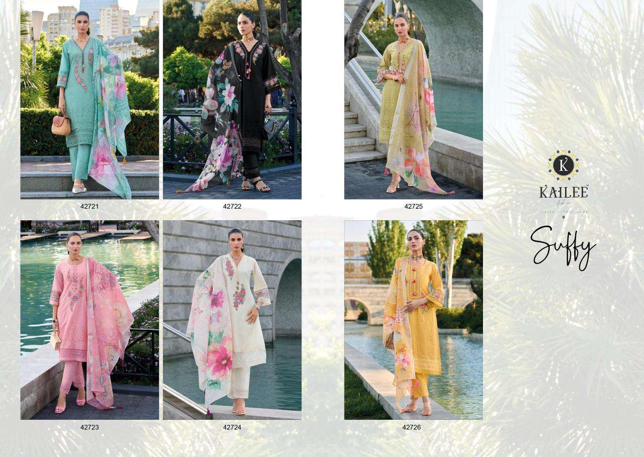 kailee fashion presents suffy readymade chikankari handwork 3pcs kurtis catalog wholesaler and exporter 