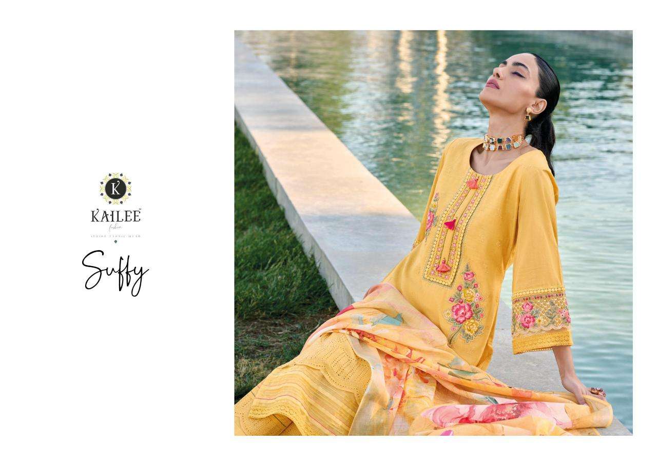 kailee fashion presents suffy readymade chikankari handwork 3pcs kurtis catalog wholesaler and exporter 