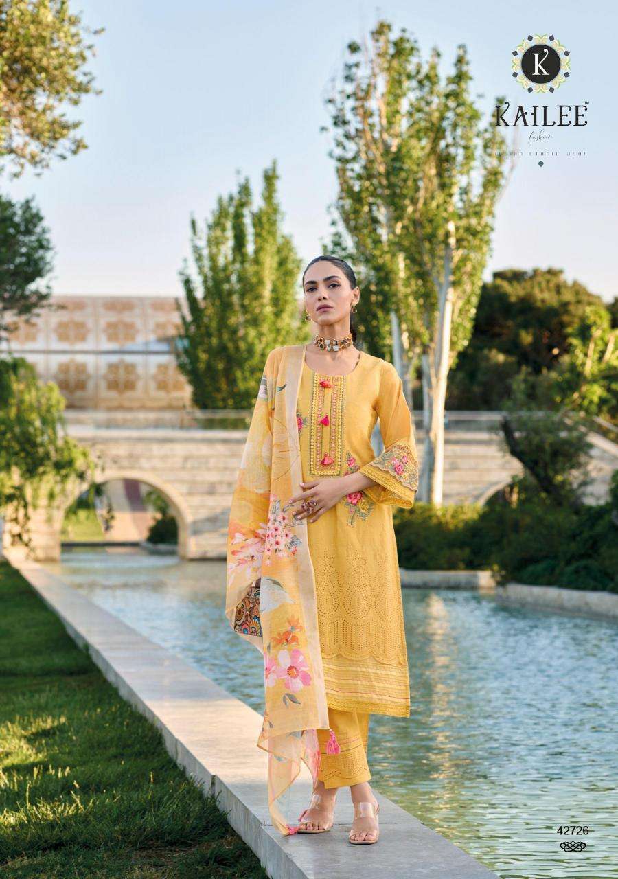 kailee fashion presents suffy readymade chikankari handwork 3pcs kurtis catalog wholesaler and exporter 