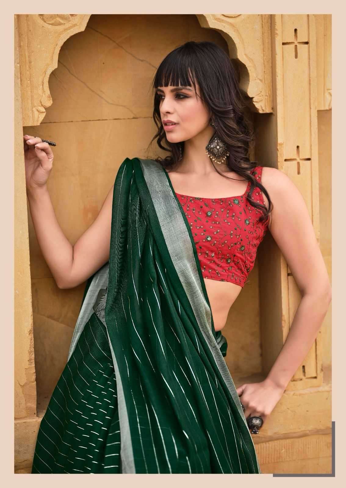 KASHVI CREATION ABHILASHA VOL-3 BEAUTIFUL LINEN SILK SAREES CATALOGV WHOLESALER AND EXPORTER 
