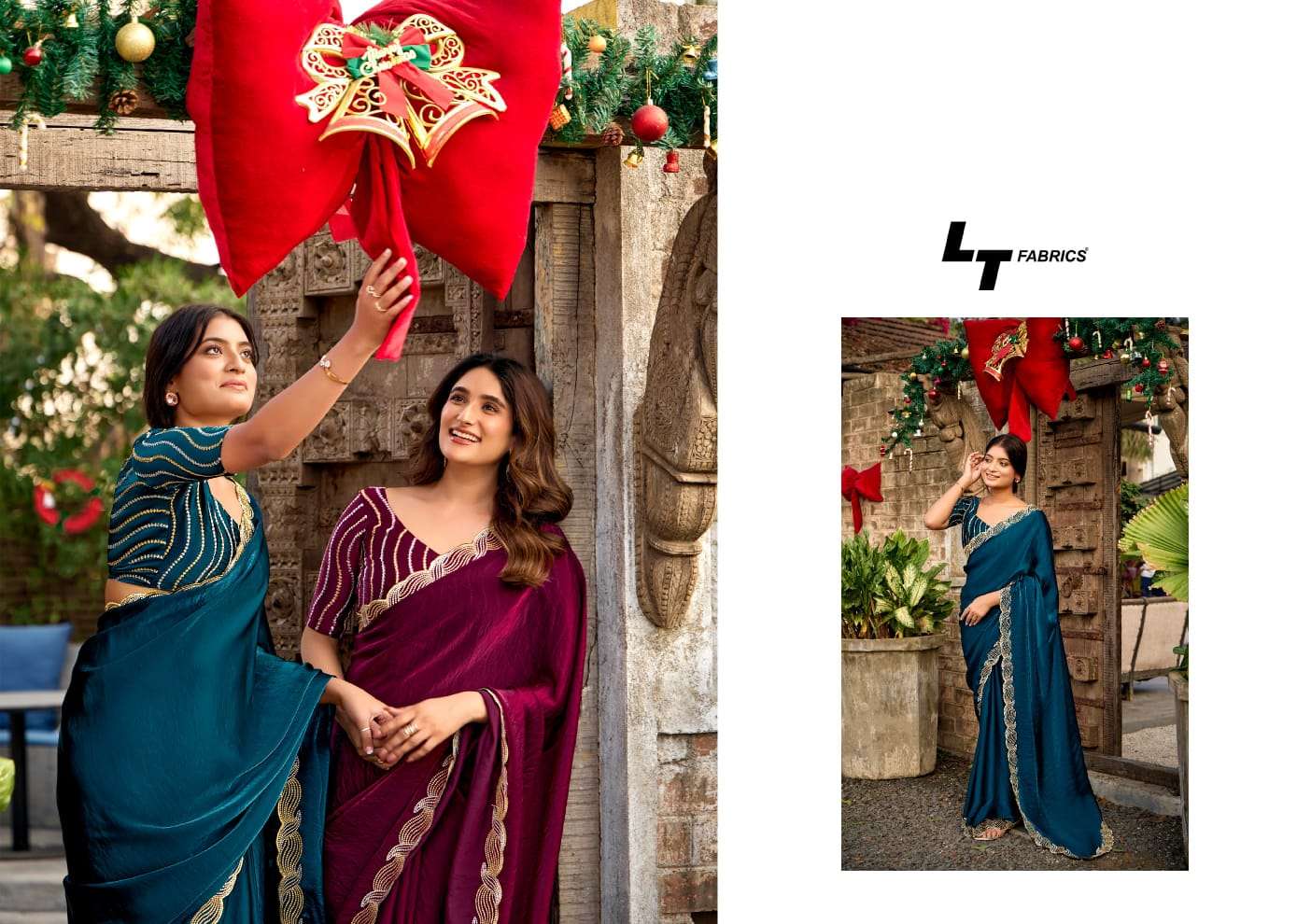 kashvi creation presents lighting vol-1 malai silk designer best saree catalog wholesaler and exporter in surat