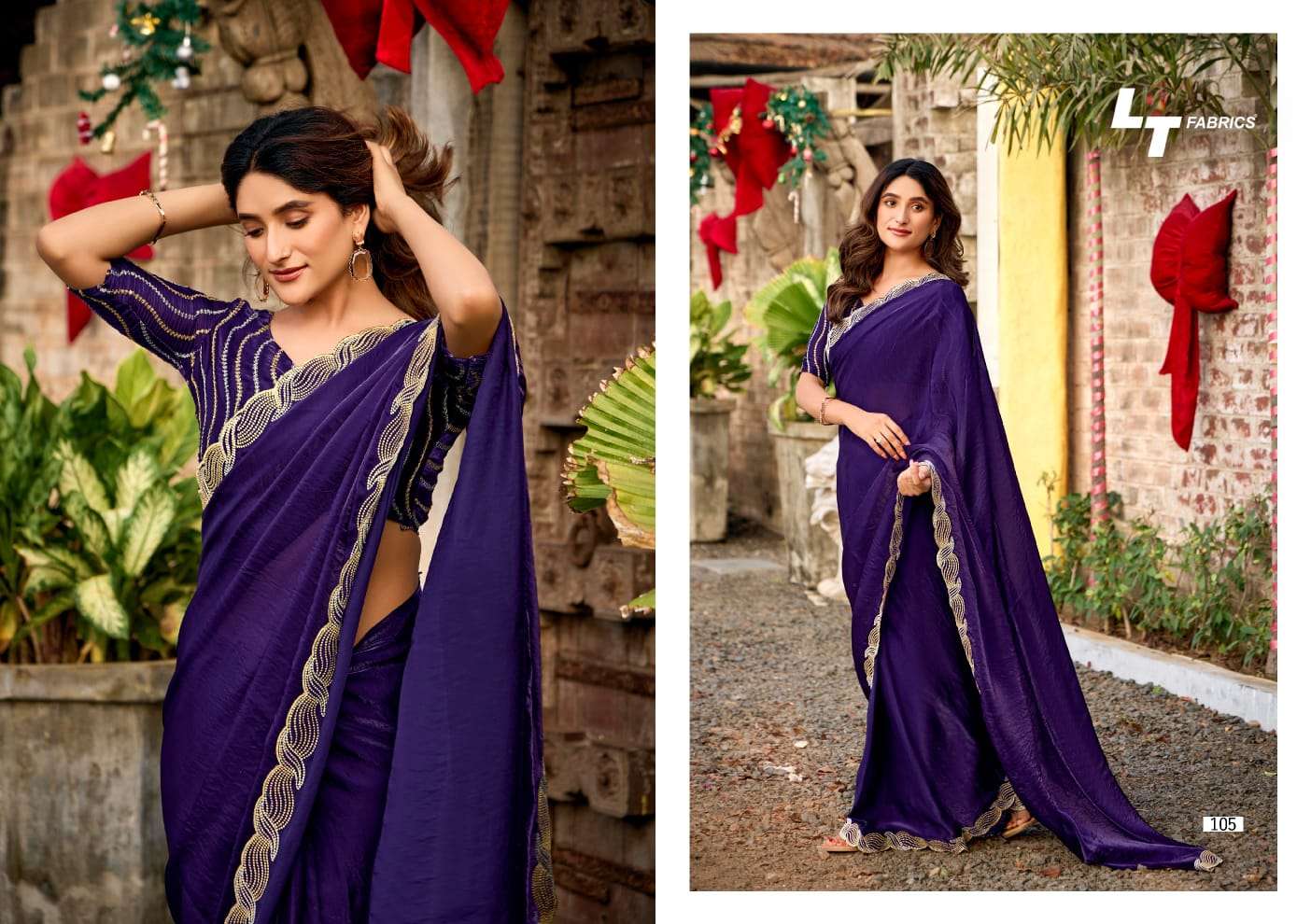 kashvi creation presents lighting vol-1 malai silk designer best saree catalog wholesaler and exporter in surat