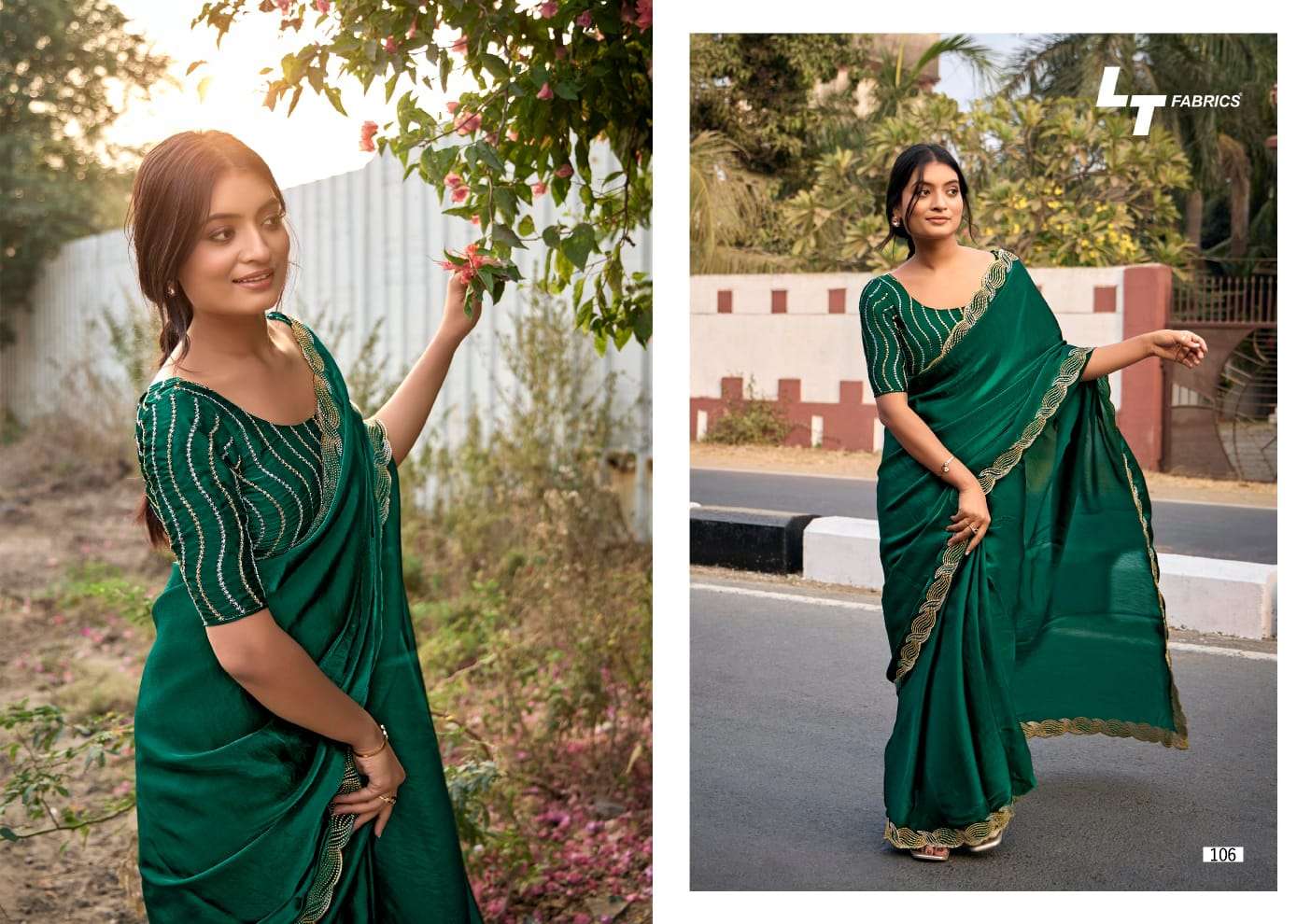 kashvi creation presents lighting vol-1 malai silk designer best saree catalog wholesaler and exporter in surat
