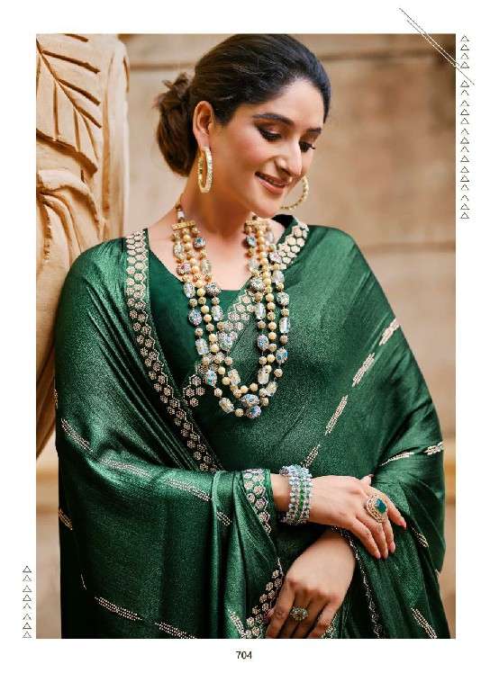 kashvi creation presents platinum vol-7 silk shop trendy printed saree catalog wholesaler and exporter 