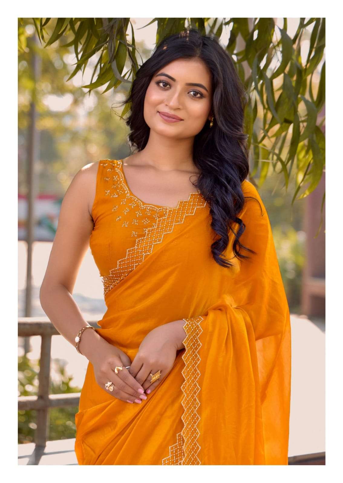 Kashvi Creation Presents Silver Stone Vol-14 Jharkan Work Fashionable Sarees Catalog Wholesaler And Exporter in Surat