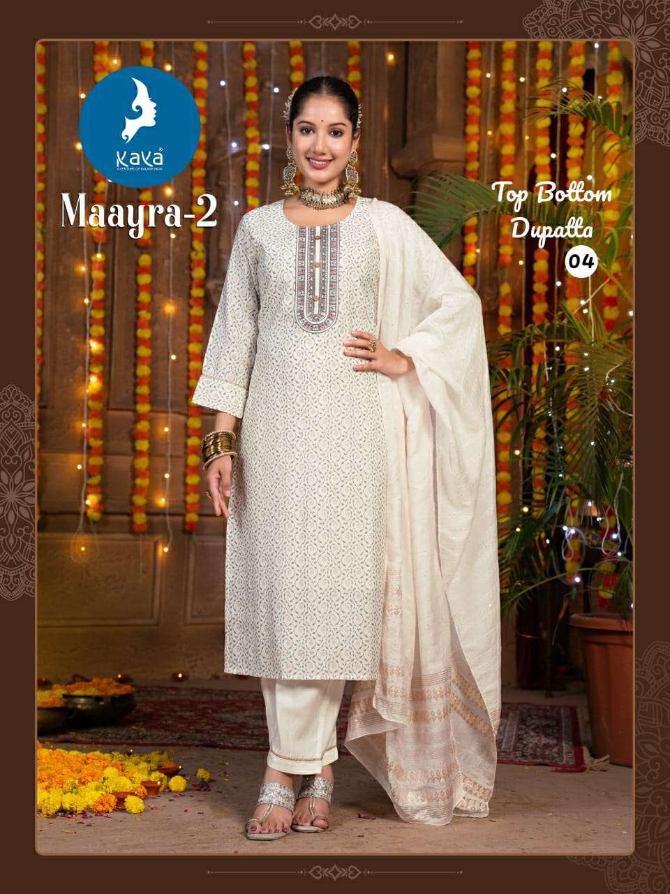 kaya presents maayra vol-2 roman silk readymade kurtis catalog wholesaler and exporter 