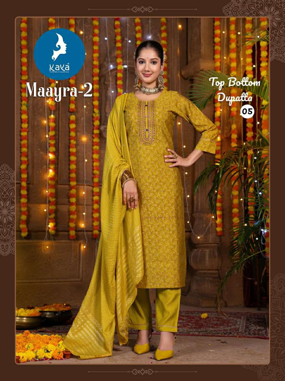 kaya presents maayra vol-2 roman silk readymade kurtis catalog wholesaler and exporter 