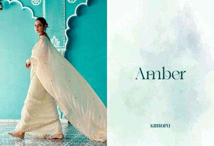 Kimora Presents Amber 2191-2201 Fancy Shop Stunning Party Sarees For Any Occasion Catalog Wholesaler And Exporter In Surat