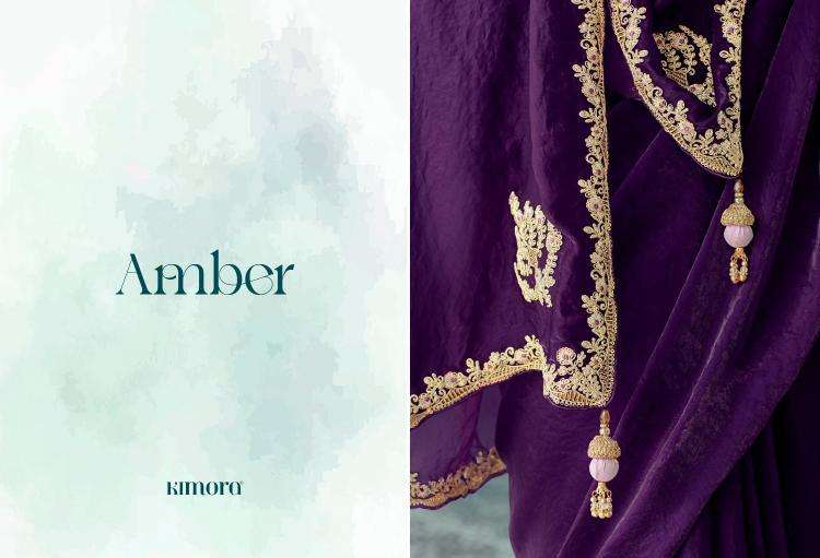 Kimora Presents Amber 2191-2201 Fancy Shop Stunning Party Sarees For Any Occasion Catalog Wholesaler And Exporter In Surat