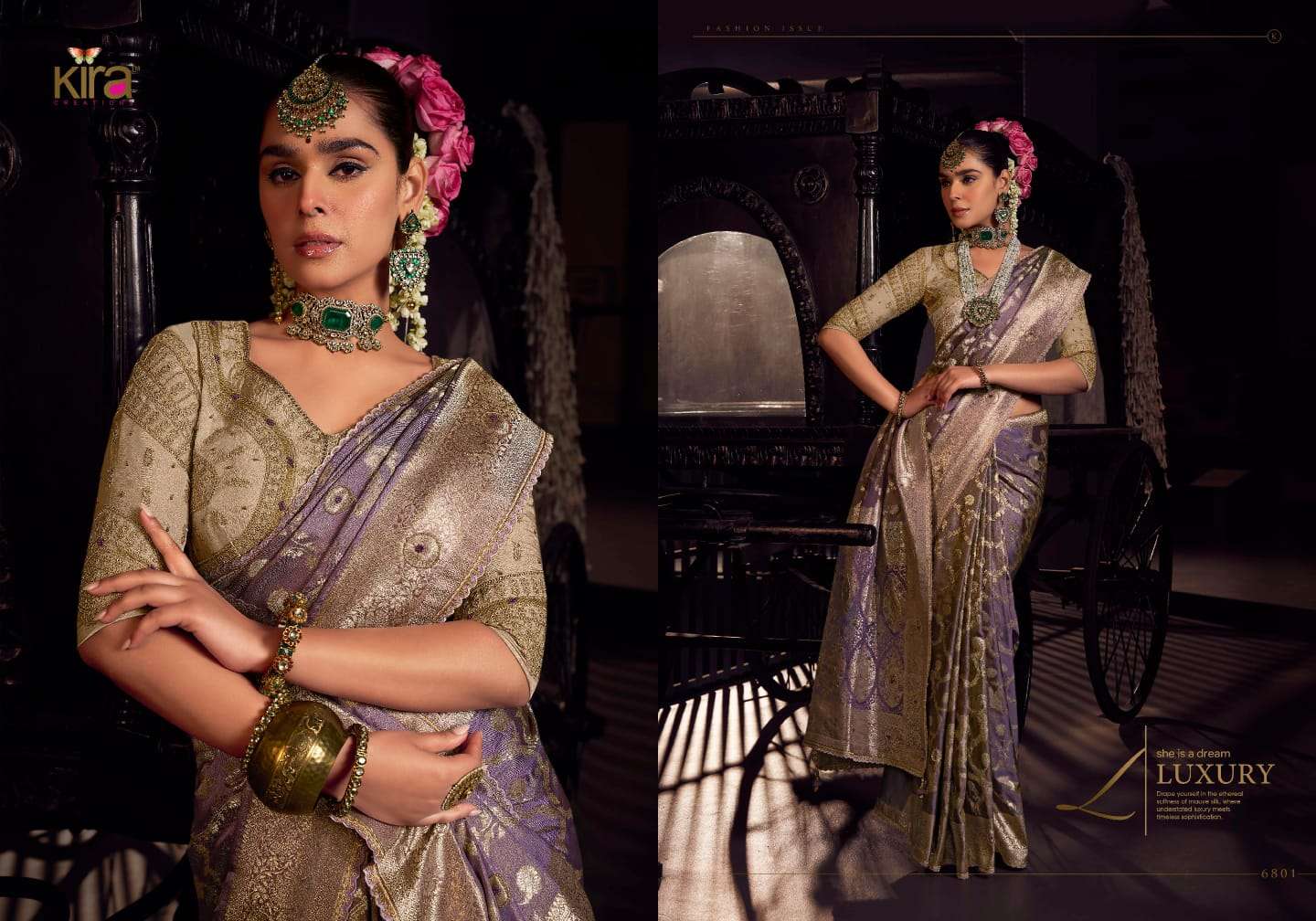 Kira Creation Presents Kesha Viscose Shop Elegant Sarees For a Perfect Wedding Catalog Wholesaler And Exporter 