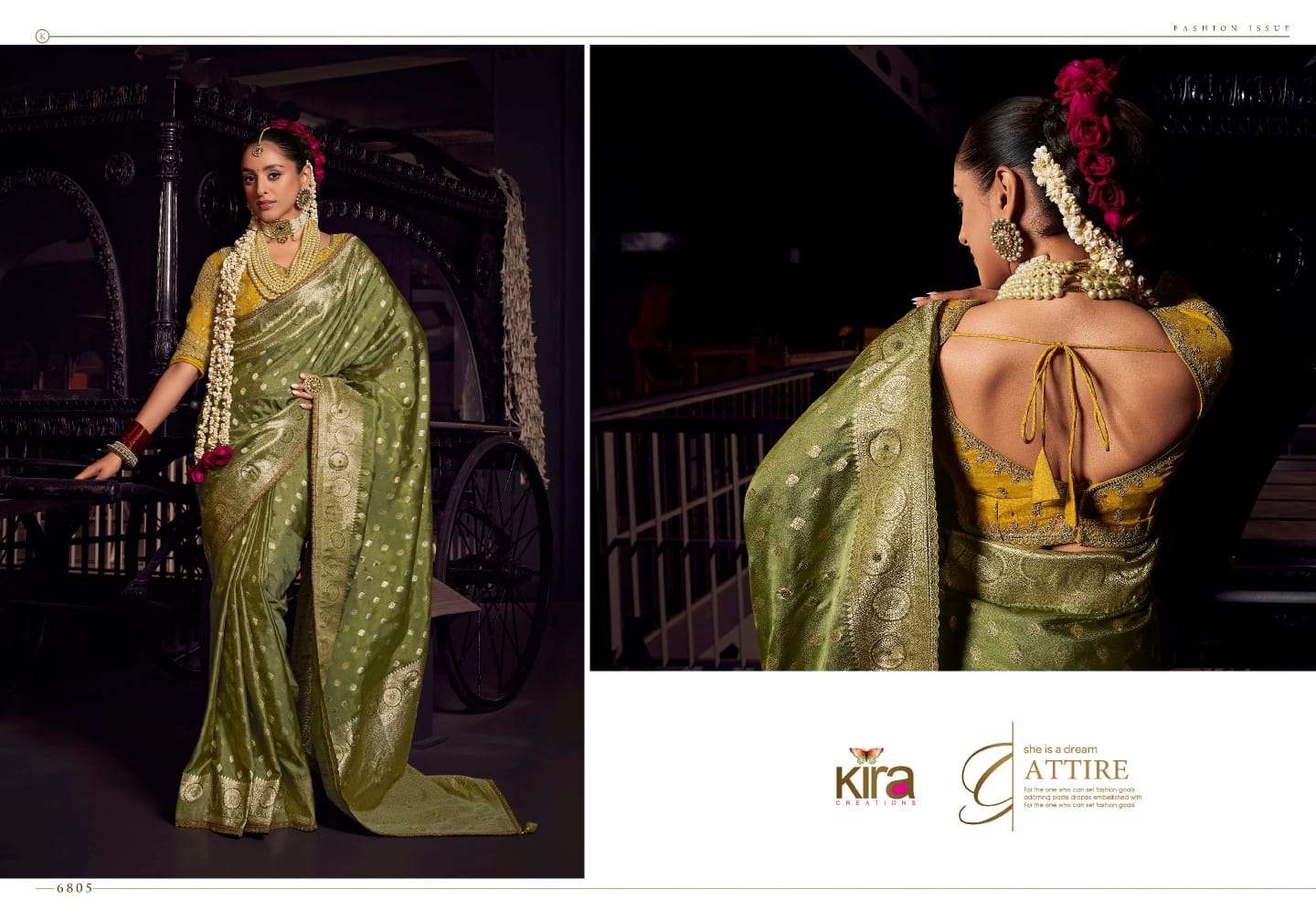 Kira Creation Presents Kesha Viscose Shop Elegant Sarees For a Perfect Wedding Catalog Wholesaler And Exporter 