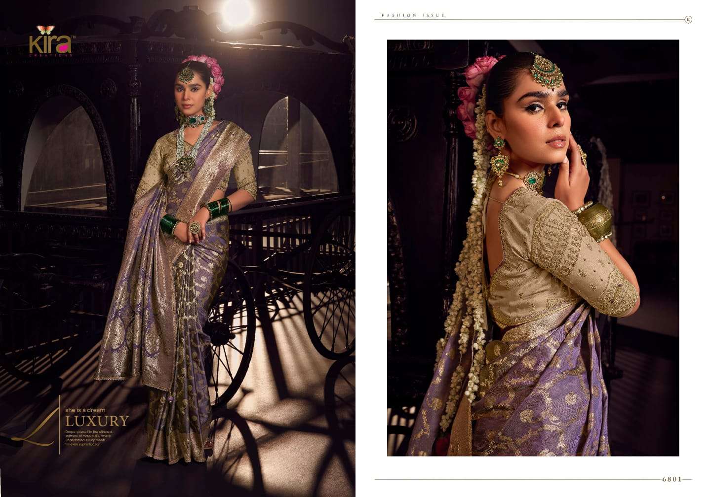 Kira Creation Presents Kesha Viscose Shop Elegant Sarees For a Perfect Wedding Catalog Wholesaler And Exporter 