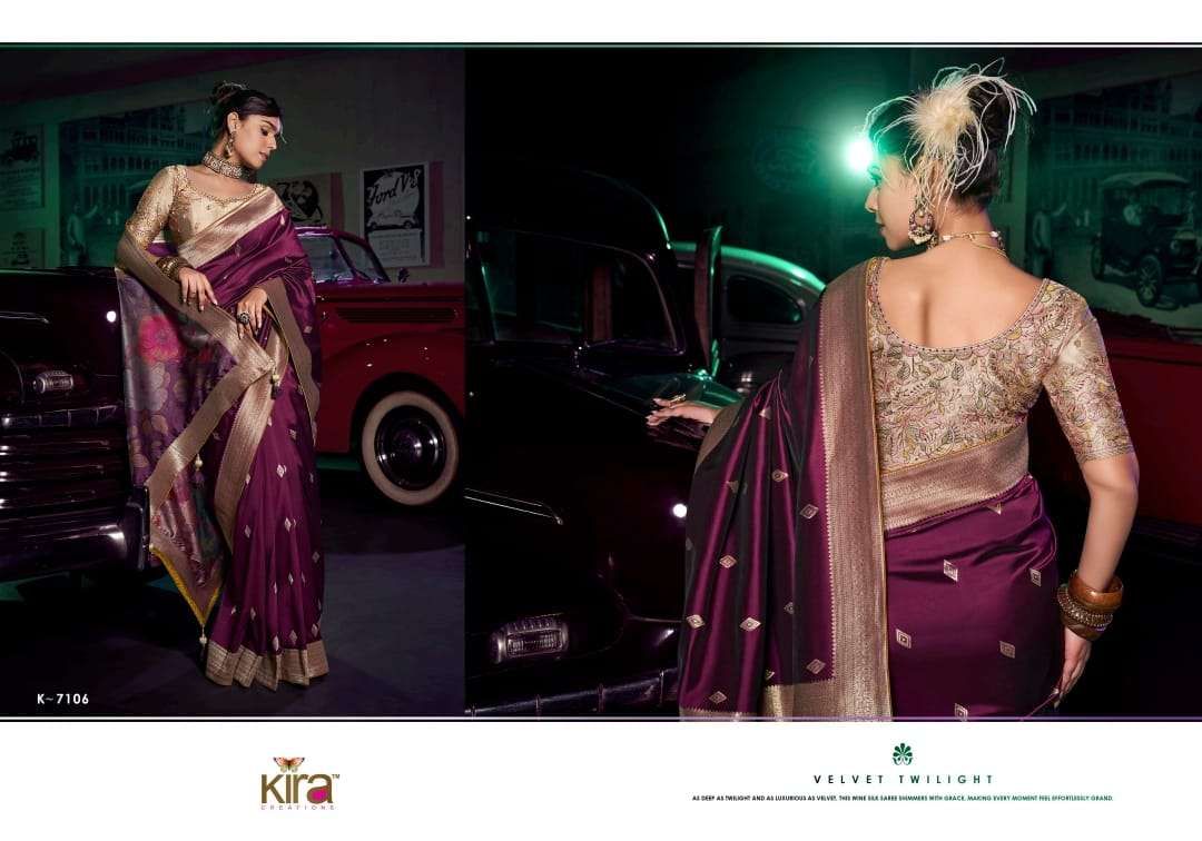 KIRA PRESENTS KAVISHA FANCY WEDDING STYLE SAREES CATALOG WHOLESALER AND EXPORTER 