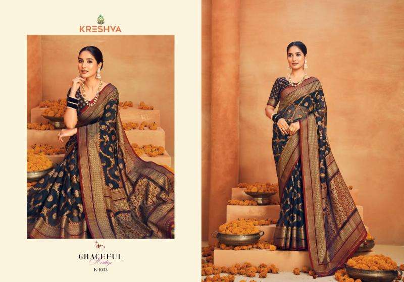 kreshva presents nilima georgette party wear saree for womens catalog wholesaler and exporter 