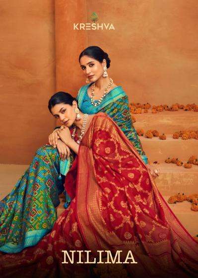 kreshva presents nilima georgette party wear saree for womens catalog wholesaler and exporter 