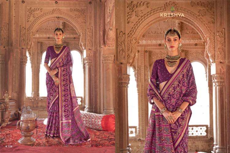 kreshva presents rang vatika 771-782 two tone georgette party wear saree catalog wholesaler and exporter in surat