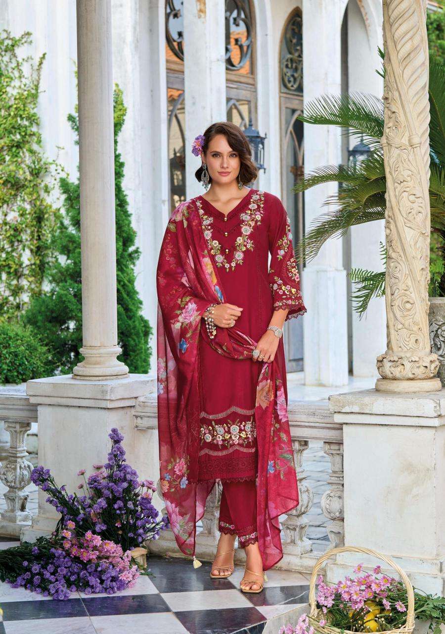 lady leela presents charchay viscose readymade party wear 3pcs kurtis catalog wholesaler and exporter 